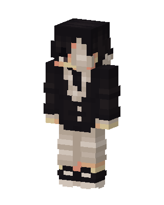 Gothic Blazer Girl skin, 3D preview