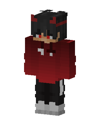 Red Demon Boy Minecraft skin