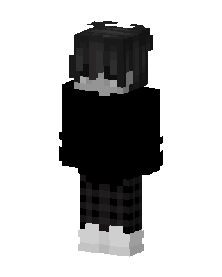 Plaid Emo Boy skin, 3D preview