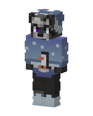 Blue Animal Minecraft skin