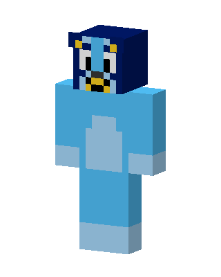 Blue Animal skin, 3D preview
