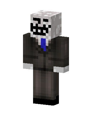 Gray Player Boy skin, 3D preview