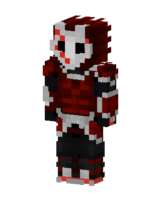 Crimson Mask skin, 3D preview