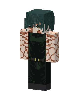 Emerald Wraith skin, 3D preview