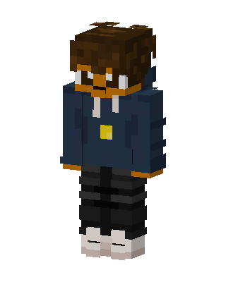 Blue Student Boy Minecraft skin