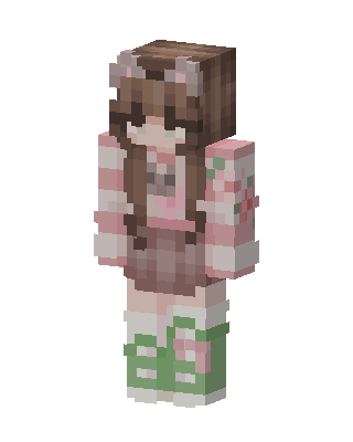 Strawberry Bear Girl skin, 3D preview