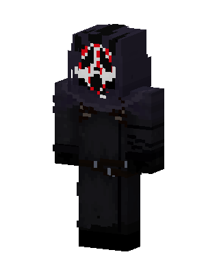 Black Ninja Boy skin, 3D preview