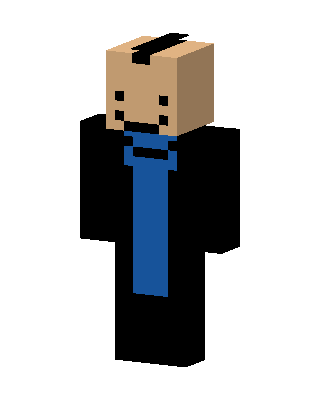 Black Player Boy skin, 3D preview