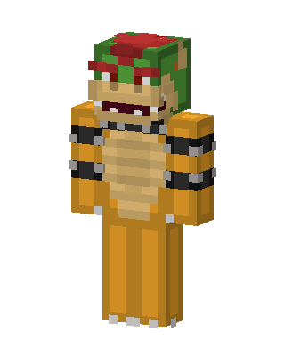 Bowser skin, 3D preview