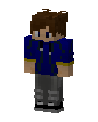 Blue Student Boy Minecraft blue skin