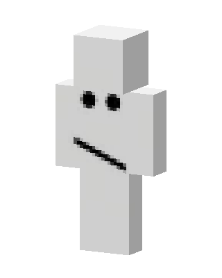 Blank Face skin, 3D preview
