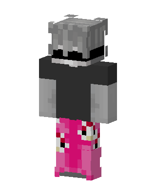 Pink Pajama Hoodie skin, 3D preview