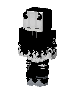 Shadow Flame Minecraft hoodie skin