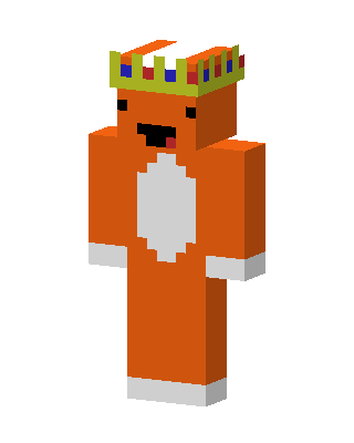 Crowned Fox Minecraft skin