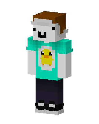 Teal Player Boy Minecraft skin