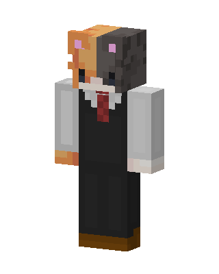 Calico Rat Butler skin, 3D preview