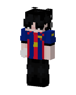 Blaugrana Striker skin, 3D preview