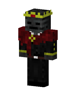 Wither Skeleton King skin, 3D preview