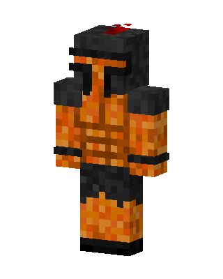 Magma Warrior Minecraft skin