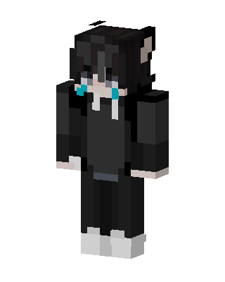 Black Anime Girl Minecraft skin