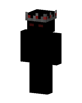 Black King Minecraft goth skin
