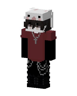 Black Animal Boy skin, 3D preview