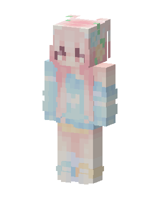Pink Anime Girl Minecraft pink skin