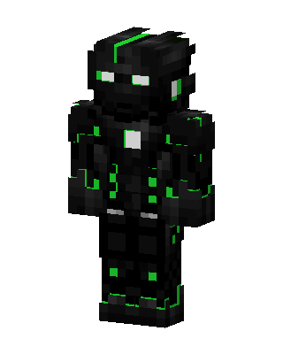 Neon Shadow Minecraft skin