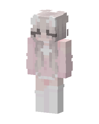 Pink Cutie Girl Minecraft pink skin