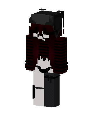 Crimson Emo skin, 3D preview