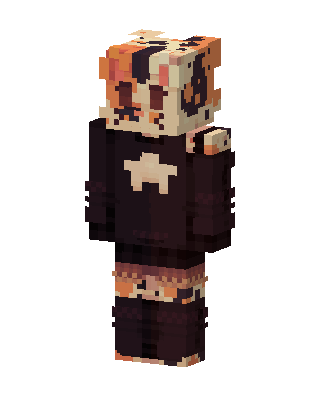 Black Masked Animal skin, 3D preview