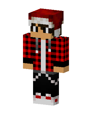 Santa Hat Lumberjack Minecraft skin