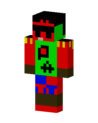 Red Mob Boy skin, 3D preview