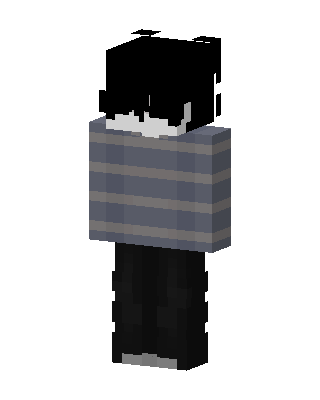 Gray Student Boy Minecraft skin