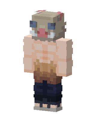 Inosuke Hashibira skin, 3D preview