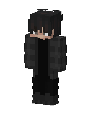 Shadow Hoodie Boy skin, 3D preview