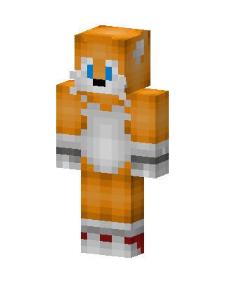 Tails skin, 3D preview