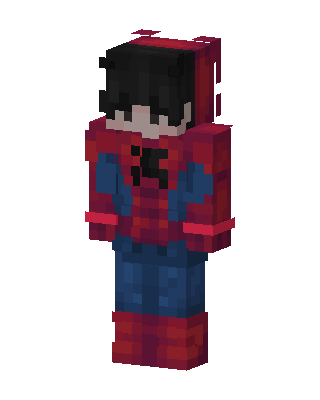 Spider-Man skin, 3D preview