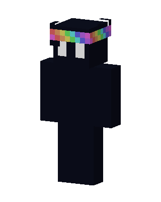 Rainbow Shadow skin, 3D preview