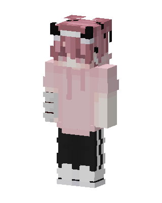 Pink Panda Hoodie Minecraft skin