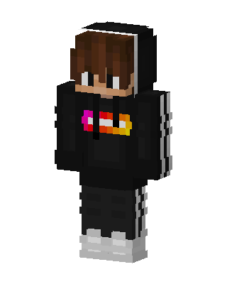 Hoodie Streetwear Boy skin, 3D preview