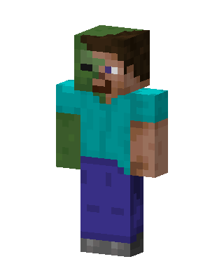 Zombie Steve Minecraft skin