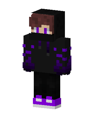 Black Hoodie Boy Minecraft hoodie skin