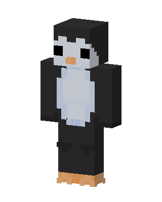 Penguin skin, 3D preview