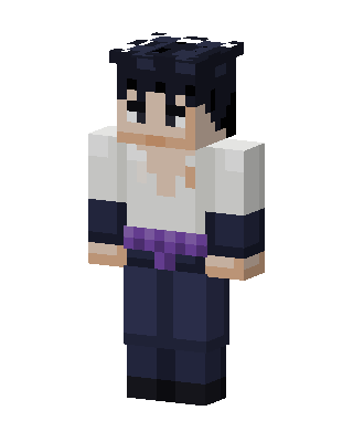 Sasuke Uchiha skin, 3D preview