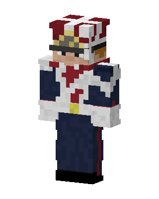 Blue Soldier skin, 3D preview