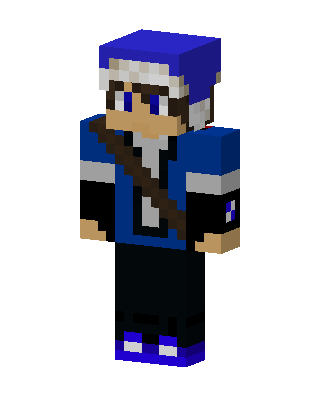 Blue Beanie Scout skin, 3D preview