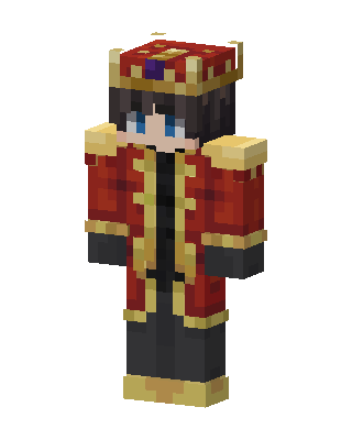 Royal Red Admiral Minecraft skin