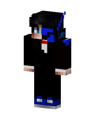 Blue Eye Suit Minecraft YouTuber skin