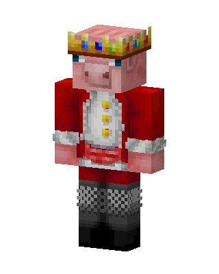 Red Royal skin, 3D preview
